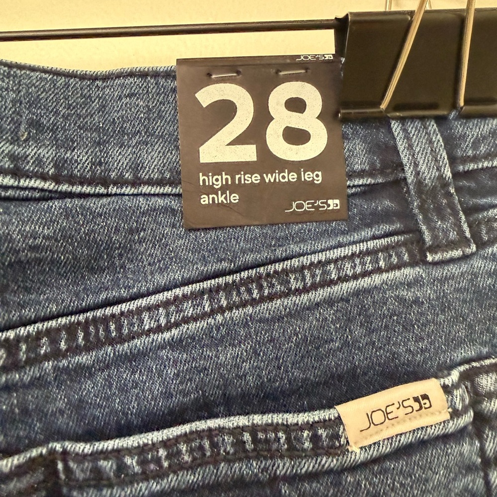 Joe's NWT Women's Jeans | Ankle Cuff Wide Leg | Size 28 | Trending | - Picture 9 of 10